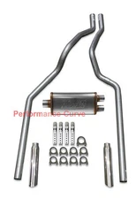 Truck Dual Exhaust w/18" FlowFX 99-08 Chevrolet Silverado GMC Sierra SS Tips