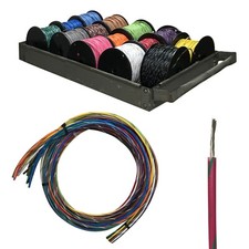 Striped Primary Wire 12 AWG Gauge 25 FT Car Boat Marine Tinned Copper 14 Colors