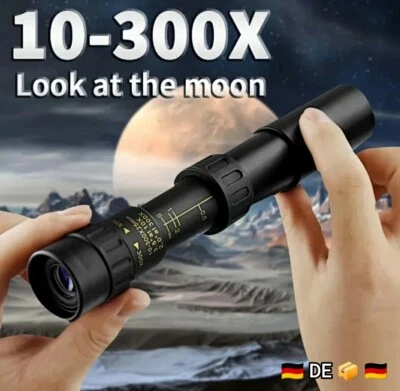 MONOKULAR 10-30X25 HD Fernglas Fernrohr Fokus Zoom Outdoor Teleskop Handy Halter