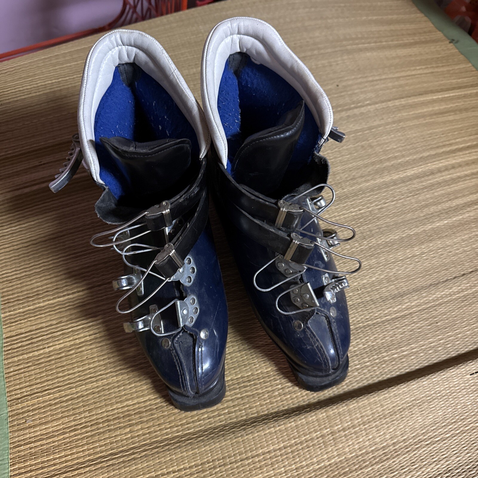 SALOMON Scarponi da sci vintage Koflach 11 1 2 made in Austria blu Steam Punk