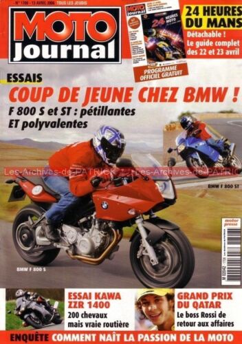 MOTORCYCLE JOURNAL 1708 Test Test KAWASAKI ZZR 1400 BMW R1200 S F800 ST F 800 KTM RC8 - Picture 1 of 1