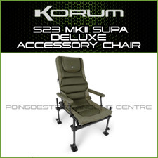 KORUM S23 MKII SUPA DELUXE ACCESSORY CHAIR | NEW - CARP/SPECIALIST FISHING CHAIR