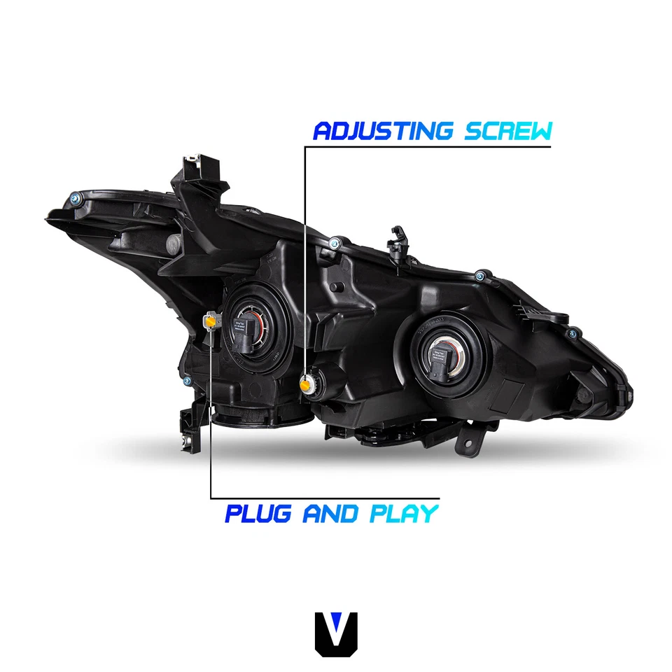 Faros halógenos cromados ámbar para Nissan Altima 2013-2015 sedán Foto 3 de 4