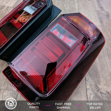 VW CADDY MK4 UPGRADE TAIL LIGHTS | SMOKED TINTED | TAILGATE | 2015 - 2021