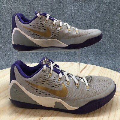 Nike Shoes Mens Kobe IX Low Basketball Sneakers Blue Round Toe - Main Image