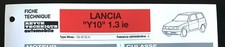 Revue technique Lancia Y