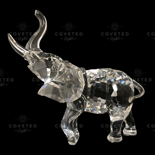 RARE Swarovski Crystal MOTHER ELEPHANT 678945 Mint Boxed Retired