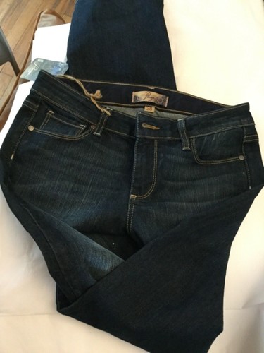 NEW Paige Denim Peg Straight Blue 