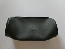 Lacoste - Black Canvas Toiletry Bag - Preowned