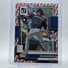 2022 Panini Donruss Baseball Ian Anderson  One Hundred Parallel /100