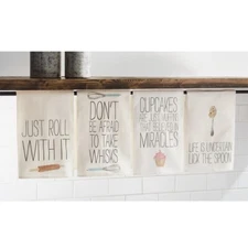 Mud Pie E2 Bistro Home Kitchen Funny Cooking Towel 41500088 Choose Design