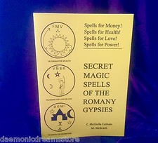 SECRET SPELLS OF THE ROMANY GYPSIES  Finbarr Occult Magic Grimoire Magick 