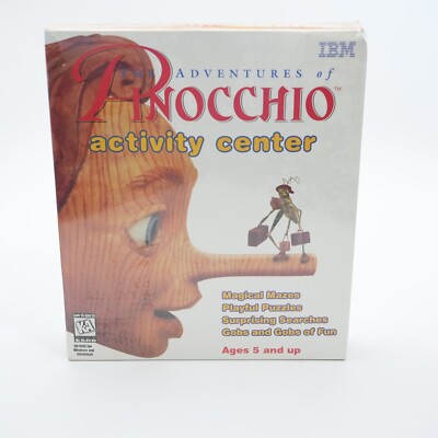 BRAND NEW The Adventures Of Pinocchio Activity Center PC MAC Manufacturer Sealed