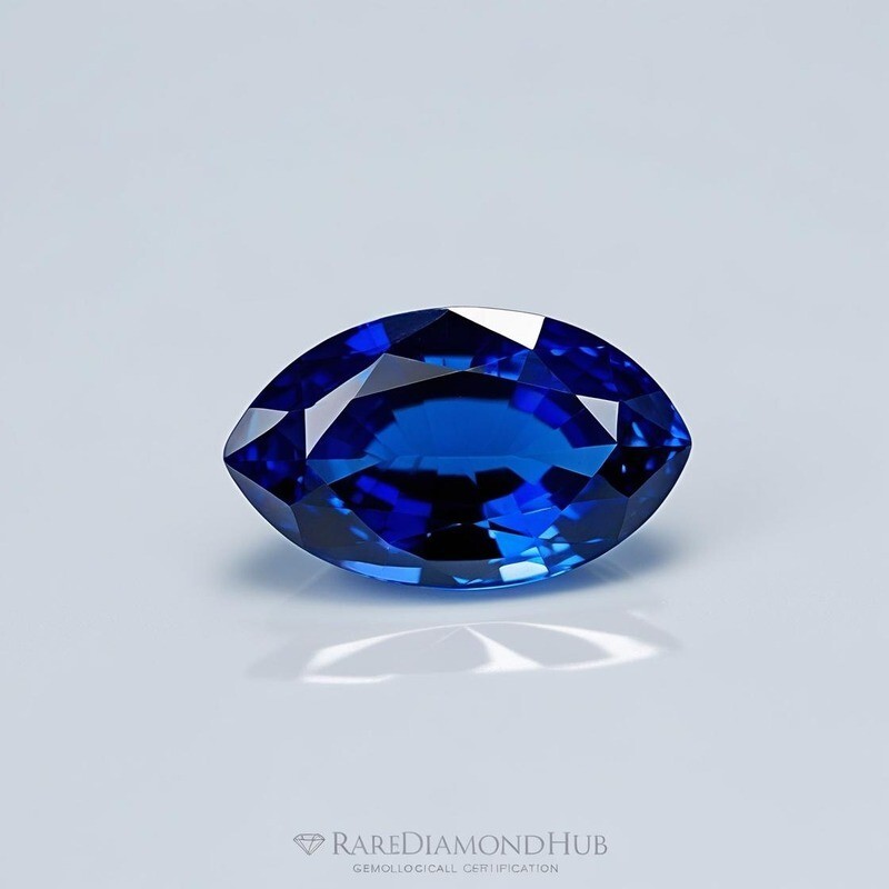 Natural Ceylon Sapphire Marquise Cut Blue CERTIFIED 9.40 Ct Loose Gemstone