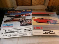 Lot of 2 Vintage Mopar ~ Muscle Car Calendars