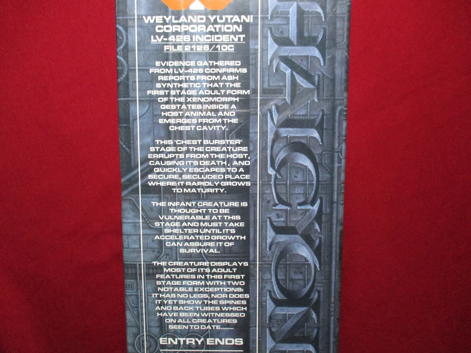 ALIENS Chest Burster Figure 1/1 Halcyon Vintage 1992 PVC Sci-Fi Model Kit Ripley - Image 3 of 4