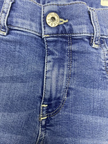 DIESEL Jean Shorts W28 Blue Super Slim Jegging Low Waist Stretch Livier Ankle - Picture 2 of 20