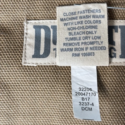 Duluth Trading Men’s Fire Hose Hooded Vest 2XL Brown Flannel Lined 32206 - Picture 5 of 10