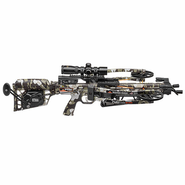 Wicked Ridge Fury 410 Crossbow Factory Package - ACUdraw Decock