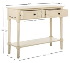 Safavieh Samantha 2 Drawer Console, Reduced Price 2172707752 AMH5710C