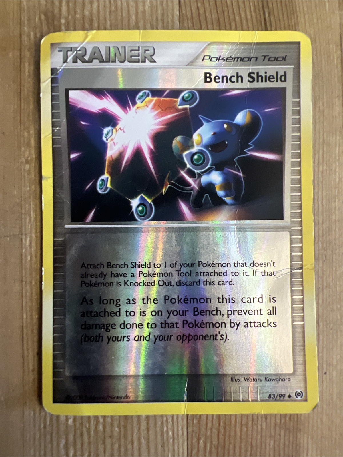 Pokemon TCG Bench Shield 83/99 Reverse Holo Uncommon Platinum Arceus DMG