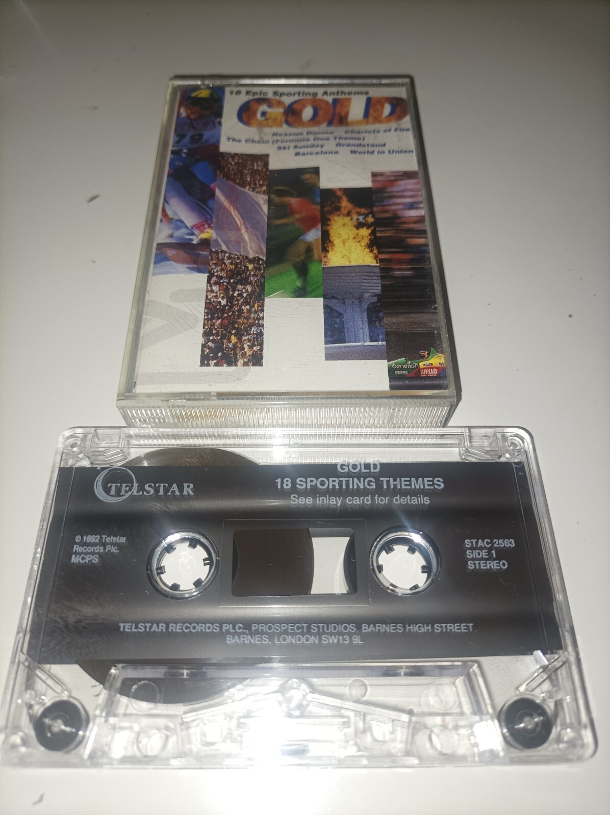 Gold - 18 Epic Sporting Anthems and themes   Cassette TESTED
