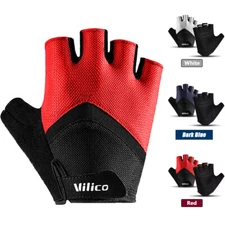 Men Half Finger Work Out Gym Gloves Sport Weight Lifting Exercise Fitness Gloves