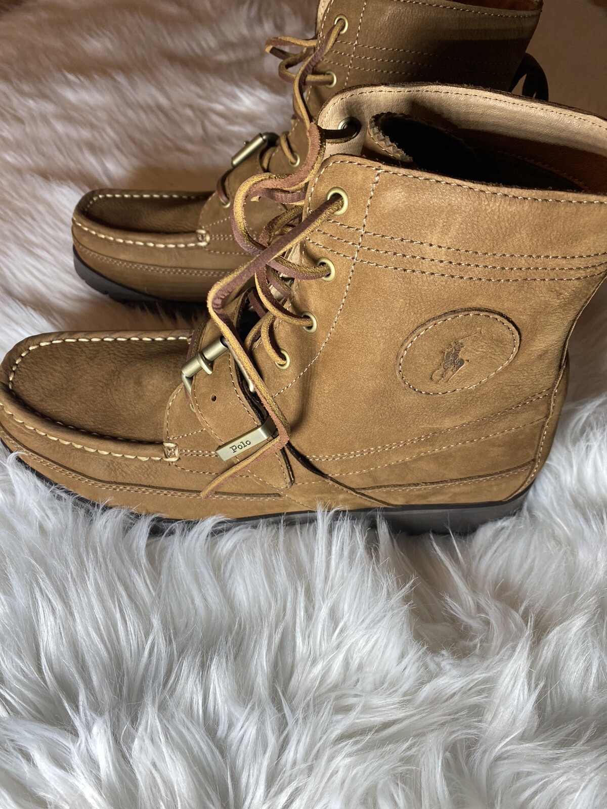olive green polo boots