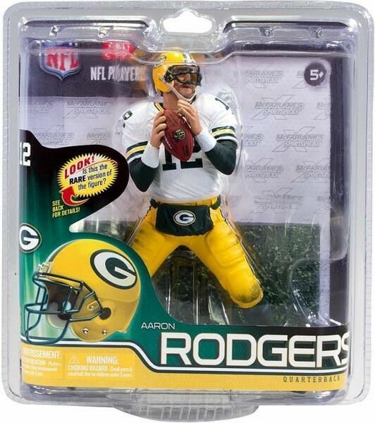 Aaron Rodgers Nfl Series 30 Mcfarlane Green Bay Packers 2012 Action Figure For Sale Online Ebay