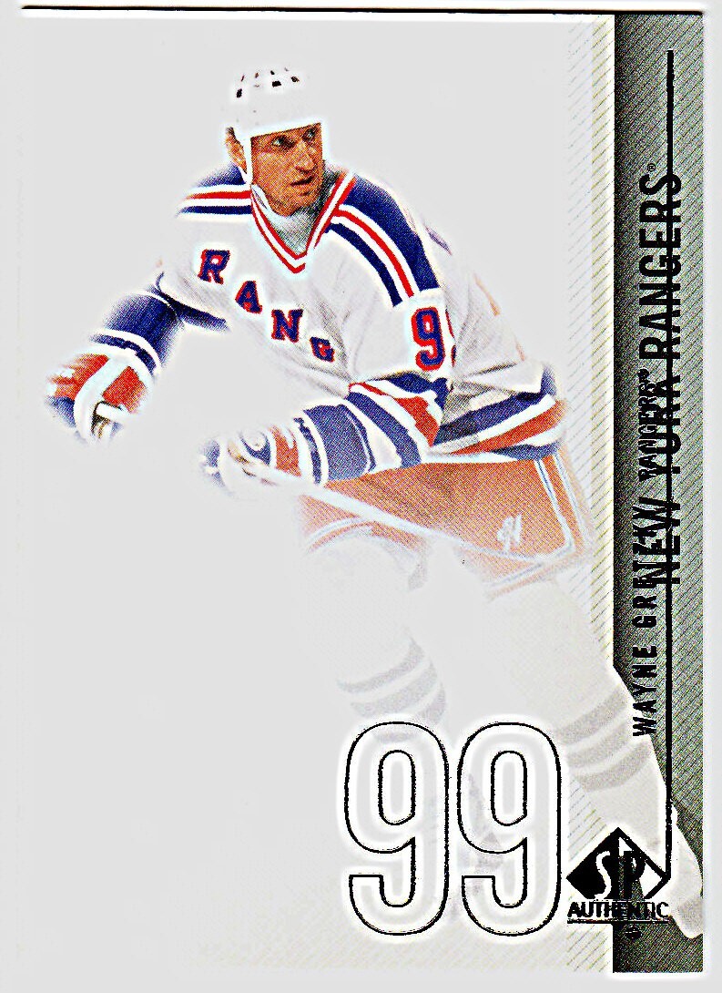 Wayne Gretzky #60 Hockey Cards 2010 SP Authentic trading card — raw and PSA graded price guide
