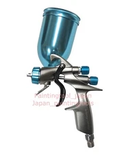 Meiji FINER FORCE T 1.4mm Side Cup Spray Gun Metallic Pearl paint with CA400 Cup