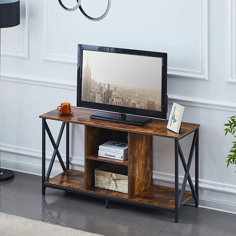 Modern metal clearance tv stand