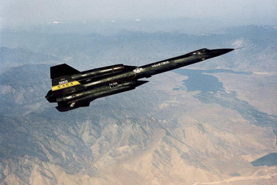 YF-12 BLACKBIRD IN FLIGHT SR-71 4x6 FOTODRUCK