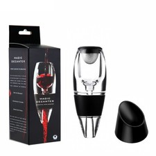 Wine Aerator Acrylic Wine Breather, Pourer and Filter with Display Stand