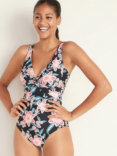 old navy floral swimsuit