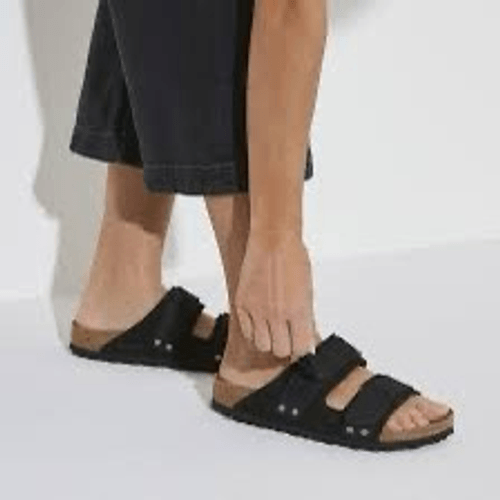 Birkenstock Uji Nubuck-Suede Leather - Black