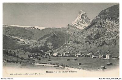 AOOP6-0416-SWITZERLAND - ZERMATT et le mont-cervin