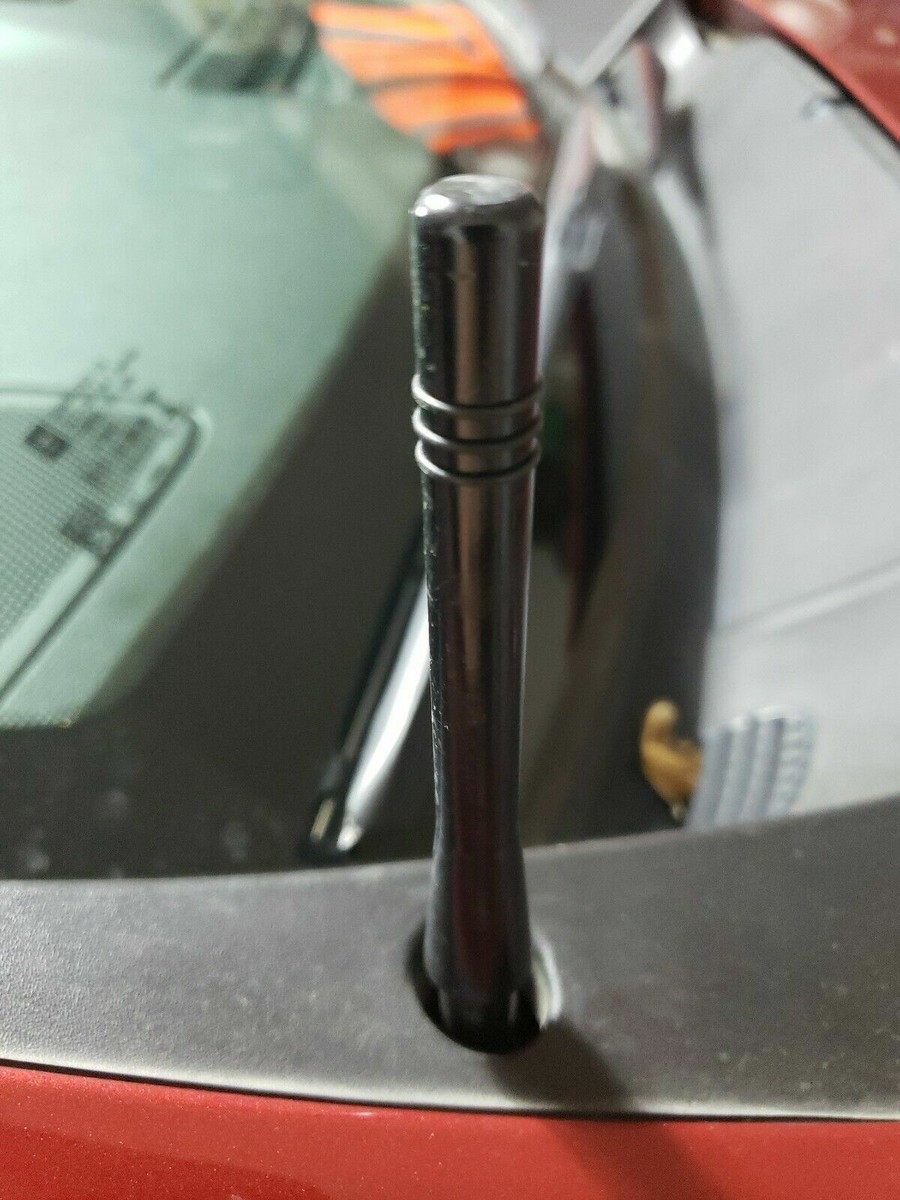 4 Inch  Short Black Aluminum Antenna Mast AM/FM For GMC SIERRA 2006-2025 New - Foto 5