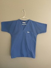 Crest Light Blue Scrubs Top XS And Bottoms S