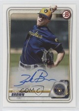 2020 Bowman Prospects Zack Brown #PA-ZB Auto w5b