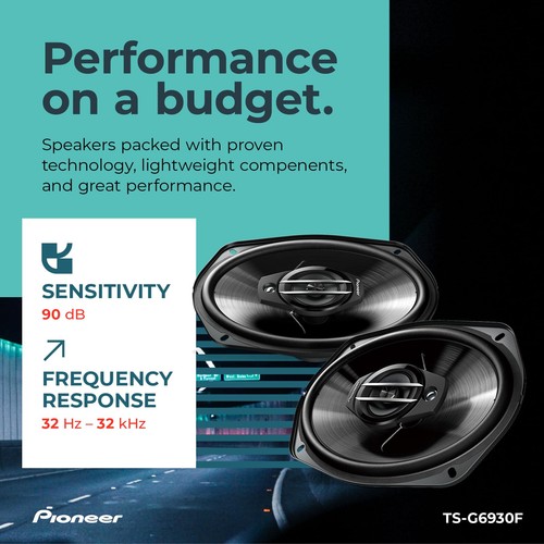 G-Series TS-G6930F 6” x 9” 3-Way Speakers (Pair) – 400W Max, Balanced Sound +... - Bild 5 von 7