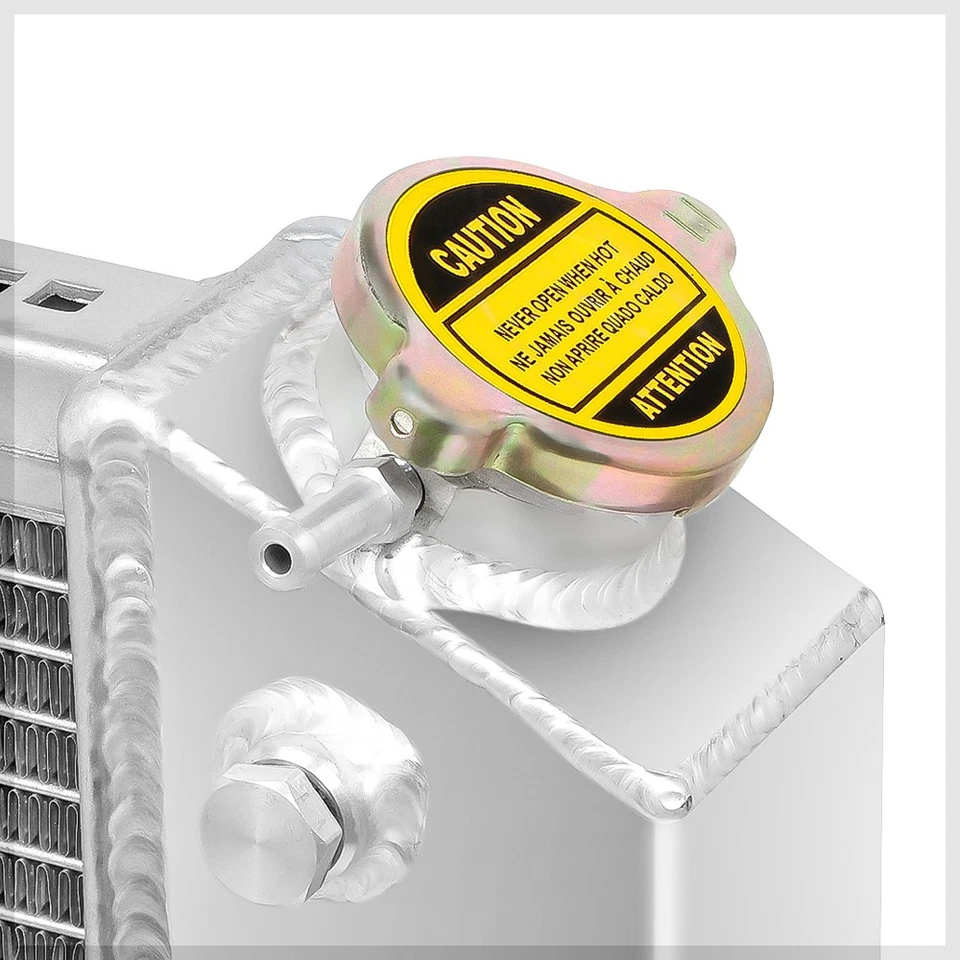 Radiador de alumínio desempenho 3 fileiras para caminhonete 72-90 Chevy Chevelle C/K - Imagem 4 de 4