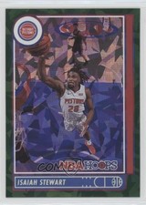 2021-22 Panini NBA Hoops Green Ice Isaiah Stewart #195 gp1