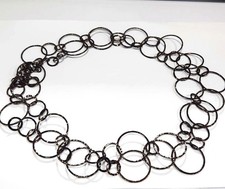 QVC Joan Rivers Brown Plating Cascade of Rings 48