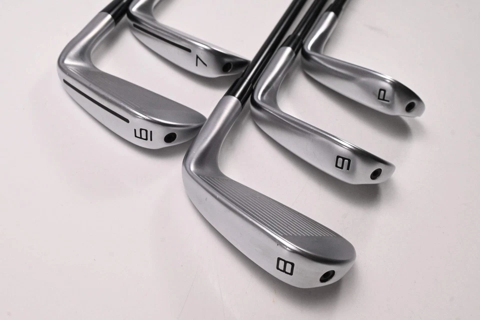 Lerft Hand Taylormade P770 2023 Irons / 6-PW / Regular Flex Recoil Nanocore 60 - Image 4 of 4