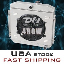 4row Radiatorshroudfan For 1955 1956 1957 Chevy Bel Air Nomaddel Ray L6 3.8l 4row Radiatorshroudfan For 1955 1956 1957 Chevy Bel Air Nomaddel Ray L6 3.8l