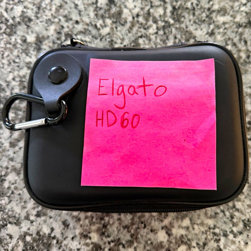 Elgato HD60 External Video Capture Device USB w/ Case and USB Cable