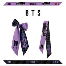 BTS Arirang World Tour 2026 Scarf Ribbon Purple RM Jin Suga V Jimin Jungkoo