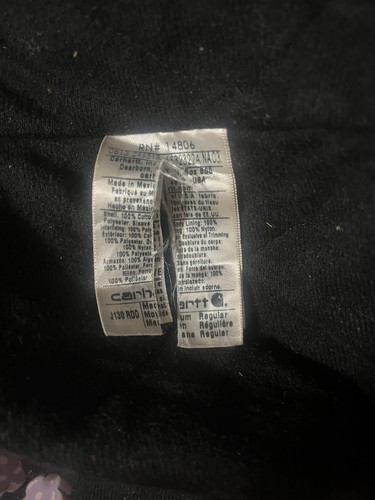 Carhartt Jacket J130 Roo Medium Clay Colored Quilted - Picture 3 of 10
