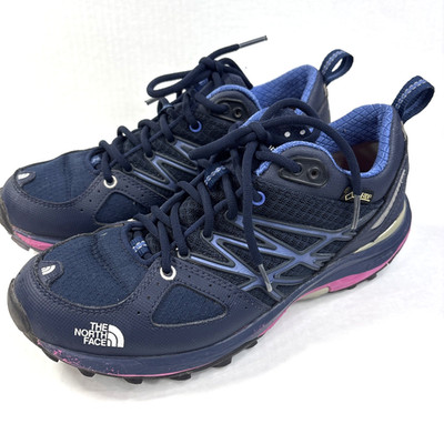 The North Face Women's 7.5 Hedgehog Fastpack Hiking Shoes Vibram Goretex Blue